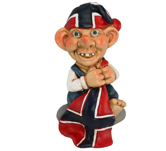 Troll with flag hat and flag