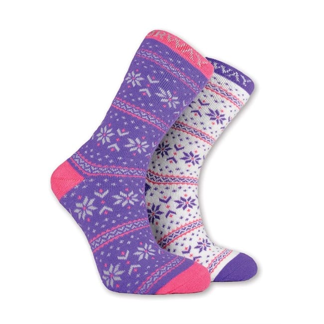 Dicke Socken, Strickmotiv, 2er-Pack, 36-40