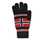 Fäustlinge, Norwegische Flagge, Schwarz