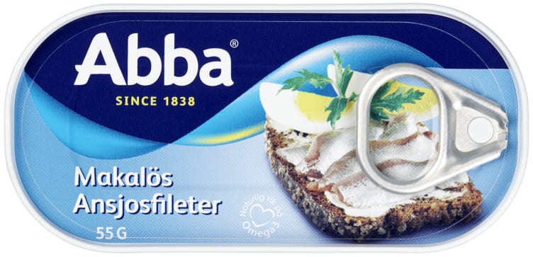 Ansjosfilet Makaløs 55g Abba - NorwegianShop24