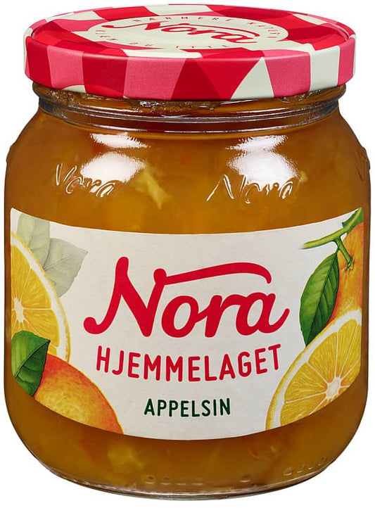 Appelsinmarmelade Hjemmelaget 400g Nora - NorwegianShop24