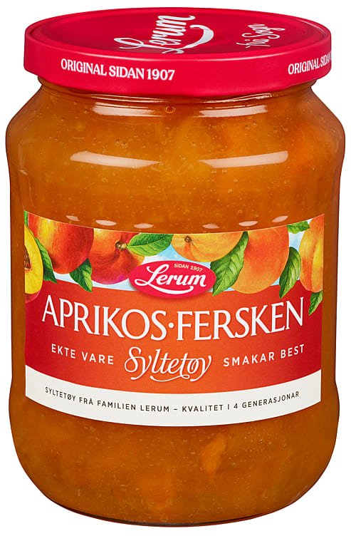 Aprikos&Fersken 820g Lerum - NorwegianShop24