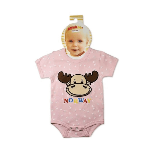 Baby body, Rosa, 12-18 mnd - NorwegianShop24
