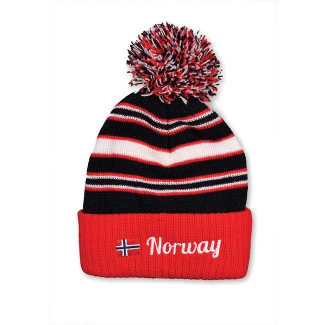 Baby lue m/ dusk, Rød - NorwegianShop24