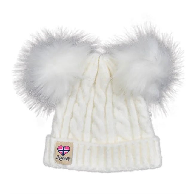 Baby lue m/dusker, Ull - NorwegianShop24