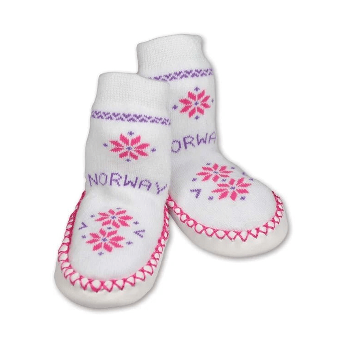 Baby mokasin, Hvit, str. 28-32 - NorwegianShop24