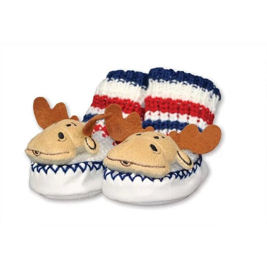 Baby tøffel m/elghode, 6 - 18 mnd. - NorwegianShop24