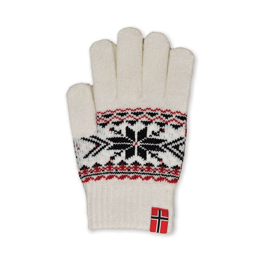 Barnevanter, snøkrystall, hvit - NorwegianShop24