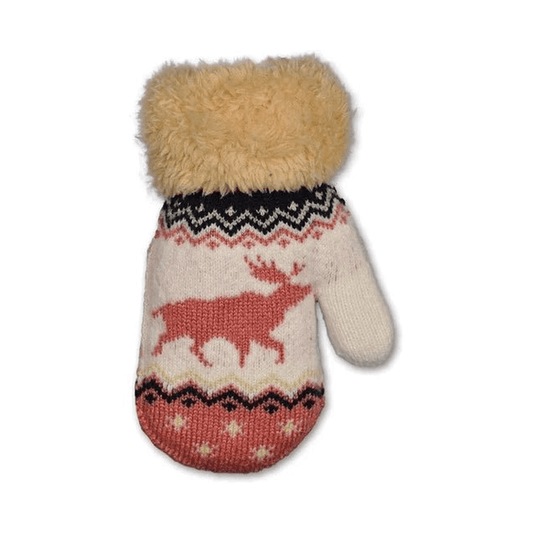Barnevotter, Elg, Rosa - NorwegianShop24