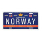 Bilskilt, Kingdom of Norway, 30x15, preget - NorwegianShop24