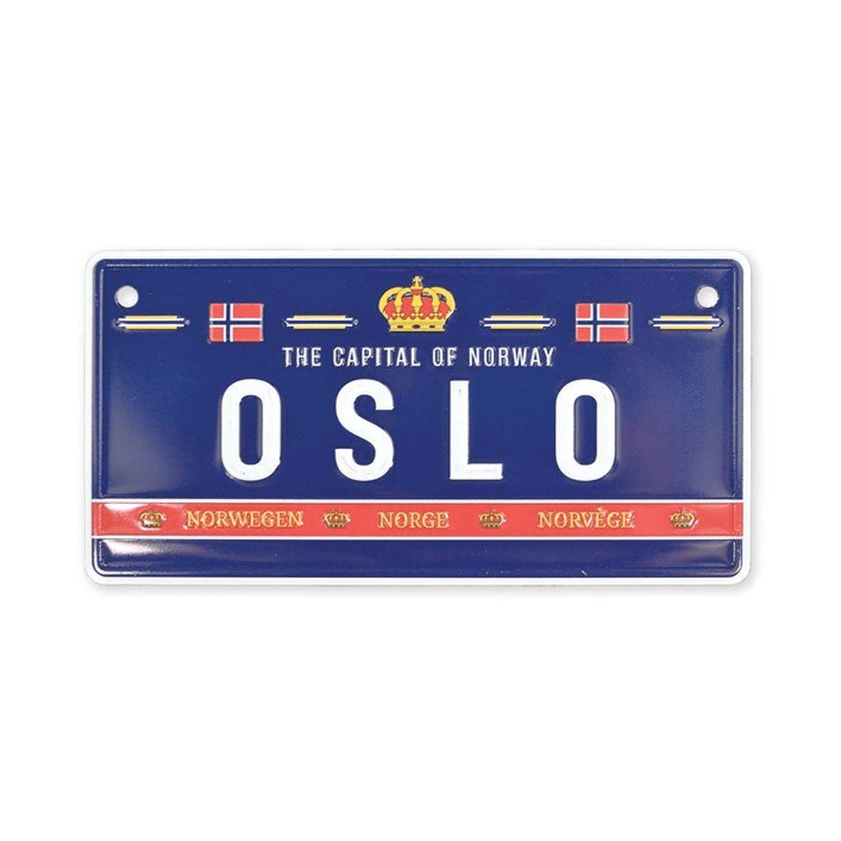 Bilskilt, Oslo Royal, 15x7, preget - NorwegianShop24