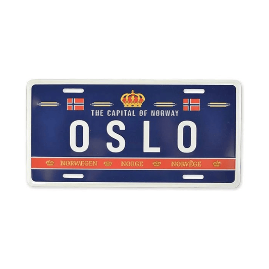 Bilskilt, Oslo Royal, 30x15, preget - NorwegianShop24