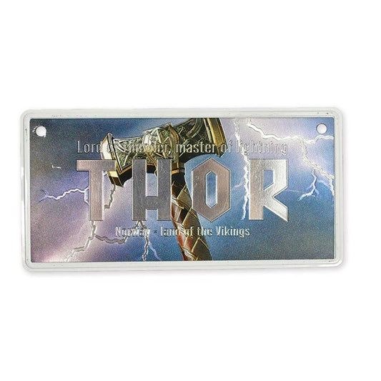 Bilskilt, Thor, 15x7, foliert - NorwegianShop24