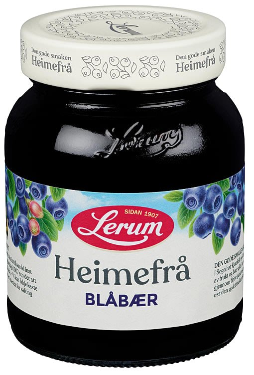 Blåbær Heimefrå 380g Lerum - NorwegianShop24