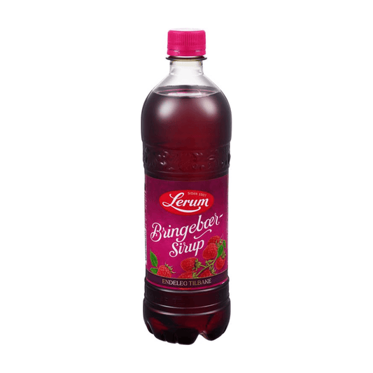 Bringebærsirup 0, 75L Lerum - NorwegianShop24