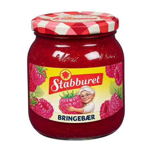 Bringebærsyltetøy 400g Stabburet - NorwegianShop24