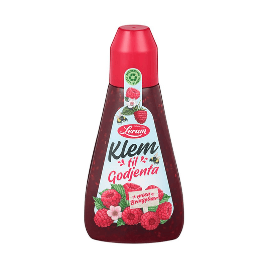 Bringebærsyltetøy Klem 410g Lerum - NorwegianShop24