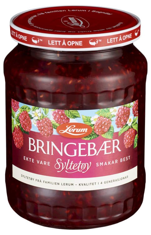 Bringebærsyltetøy 800g Lerum - NorwegianShop24