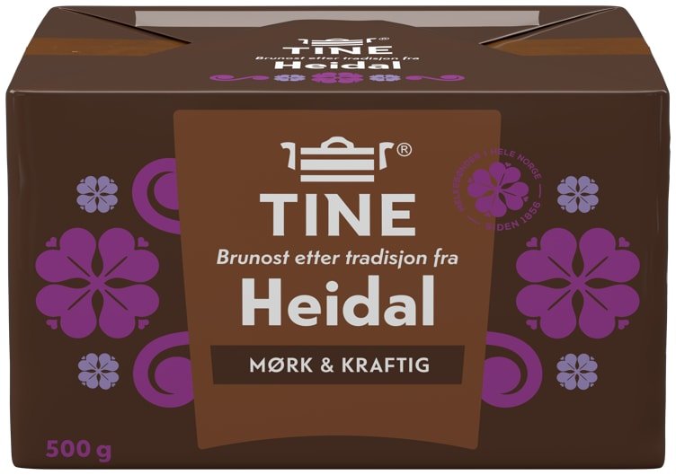 Brunost Heidal 500g Tine - NorwegianShop24