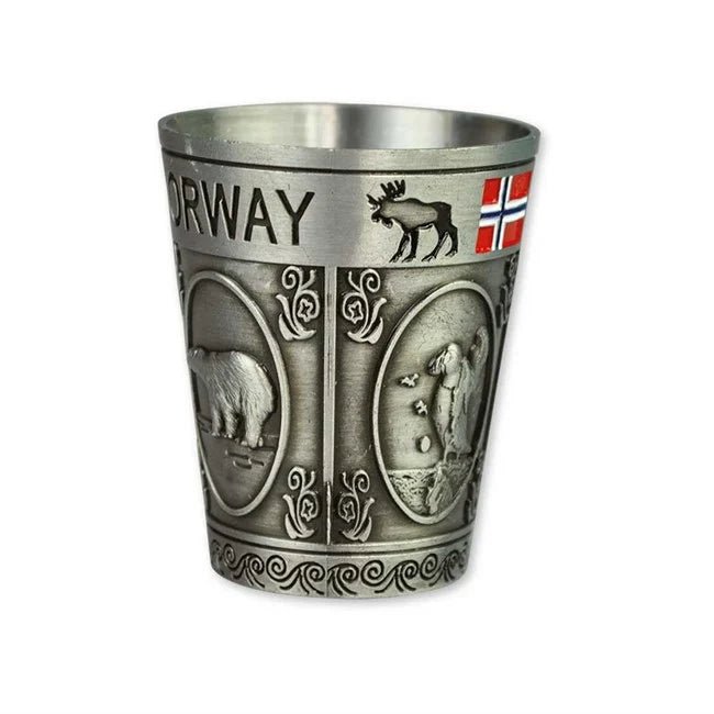 Drammebeger, Metall, Norske dyr - NorwegianShop24