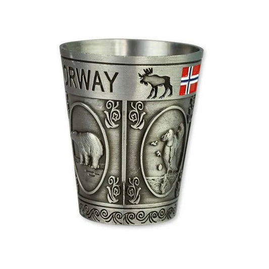 Drammebeger, Metall, Norske dyr - NorwegianShop24