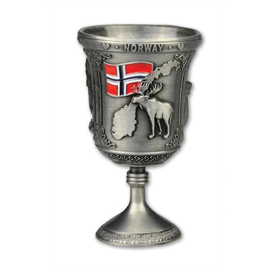 Drammebeger på stett, Metall - NorwegianShop24