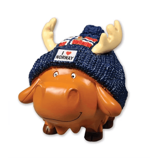 Elg sparebøsse, Blå - NorwegianShop24