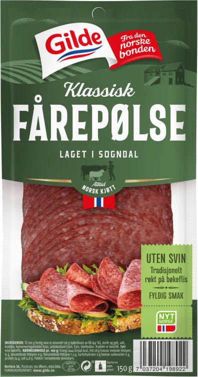 Fårepølse 150g Gilde - NorwegianShop24
