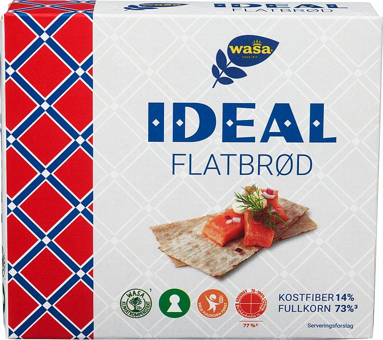 Flatbrød 190g Ideal - NorwegianShop24