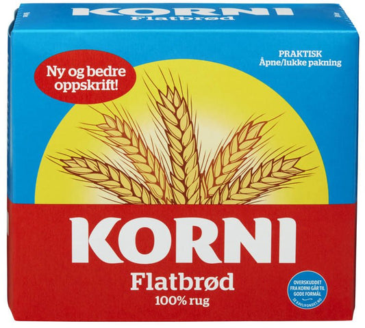 Flatbrød 275g Korni - NorwegianShop24