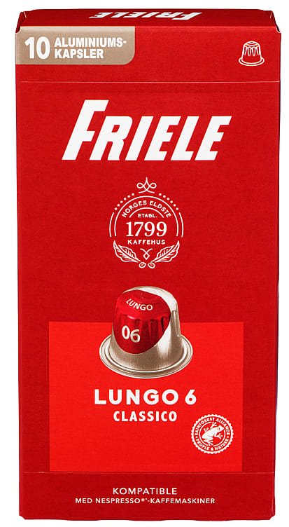 Friele Kaffekapsel Lungo 6 10stk - NorwegianShop24