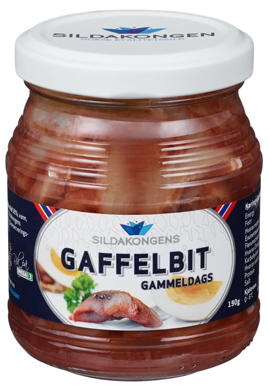 Gaffelbit God Gammeldags 190g Sildakonge - NorwegianShop24