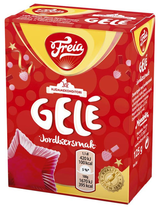 Gele Jordbær 125g Freia - NorwegianShop24
