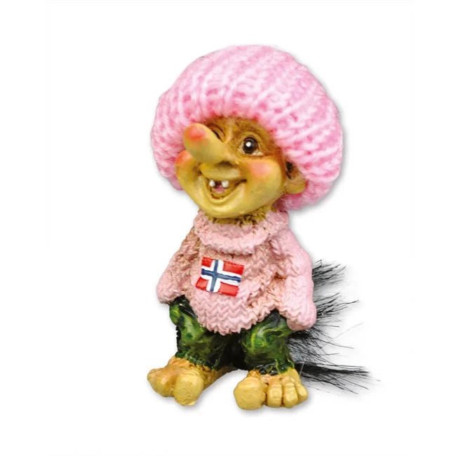 Genser Geir m/Lue, Liten, Lys Rosa - NorwegianShop24