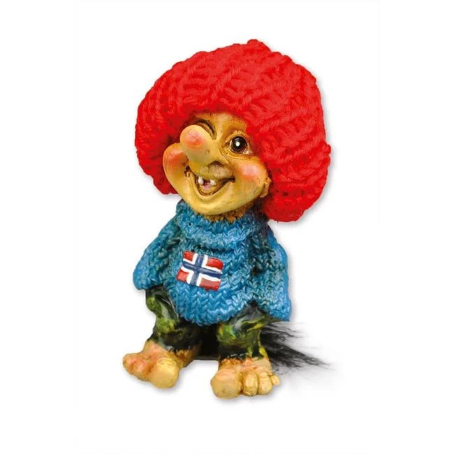 Genser Geir m/Lue, Liten, Mørk Blå - NorwegianShop24