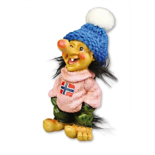 Genser Geir m/Lue, Stor, Lys Rosa - NorwegianShop24