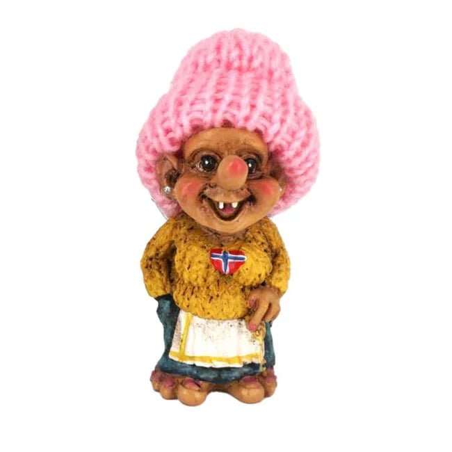 Genser Gerd m/Lue, Liten, Orange - NorwegianShop24