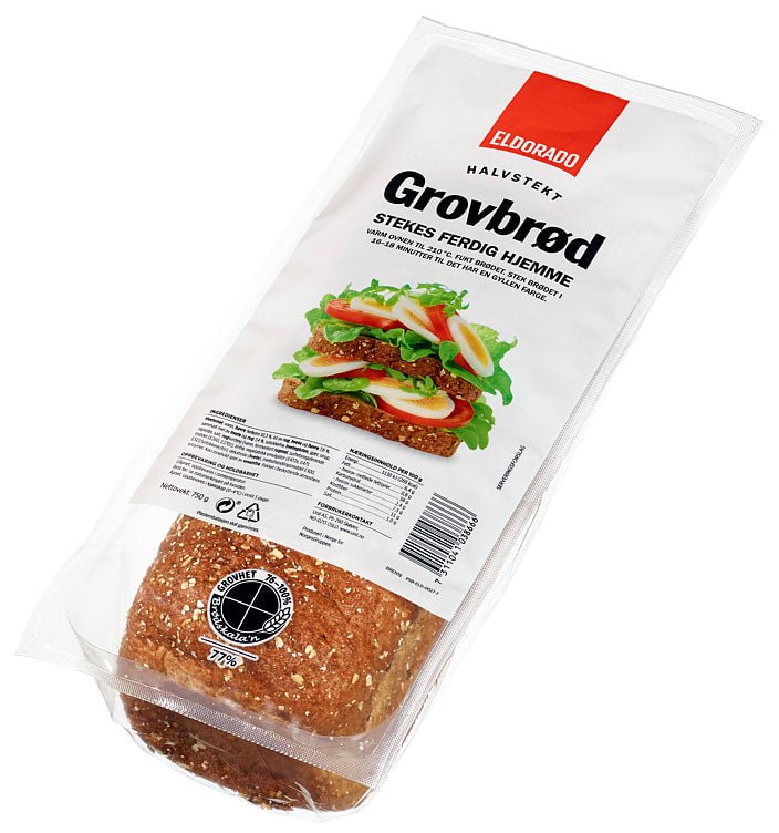 Grovbrød Lettstekt 750g - NorwegianShop24