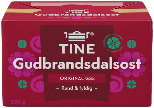 Gudbrandsdalsost G35 500g Tine - NorwegianShop24