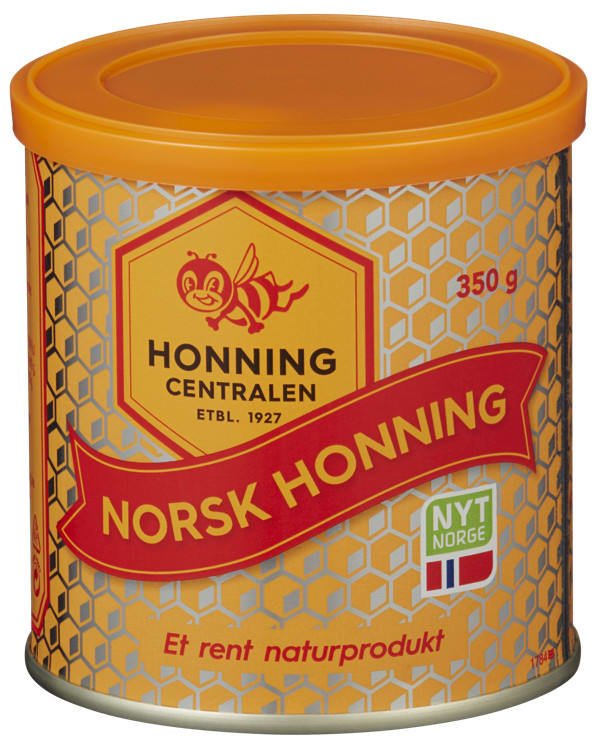 Honning Ekte Norsk 350g - NorwegianShop24