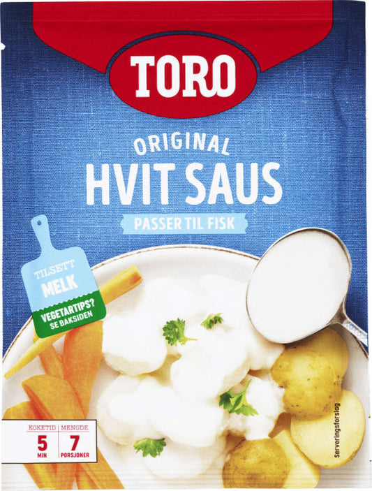 Hvit Saus Original 38g Toro - NorwegianShop24