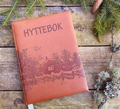 Hyttebok, brun - NorwegianShop24