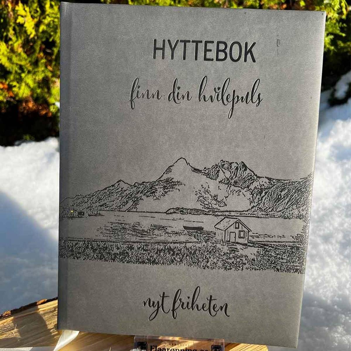 Hyttebok, grå - NorwegianShop24