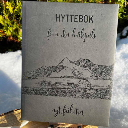 Hyttebok, grå - NorwegianShop24