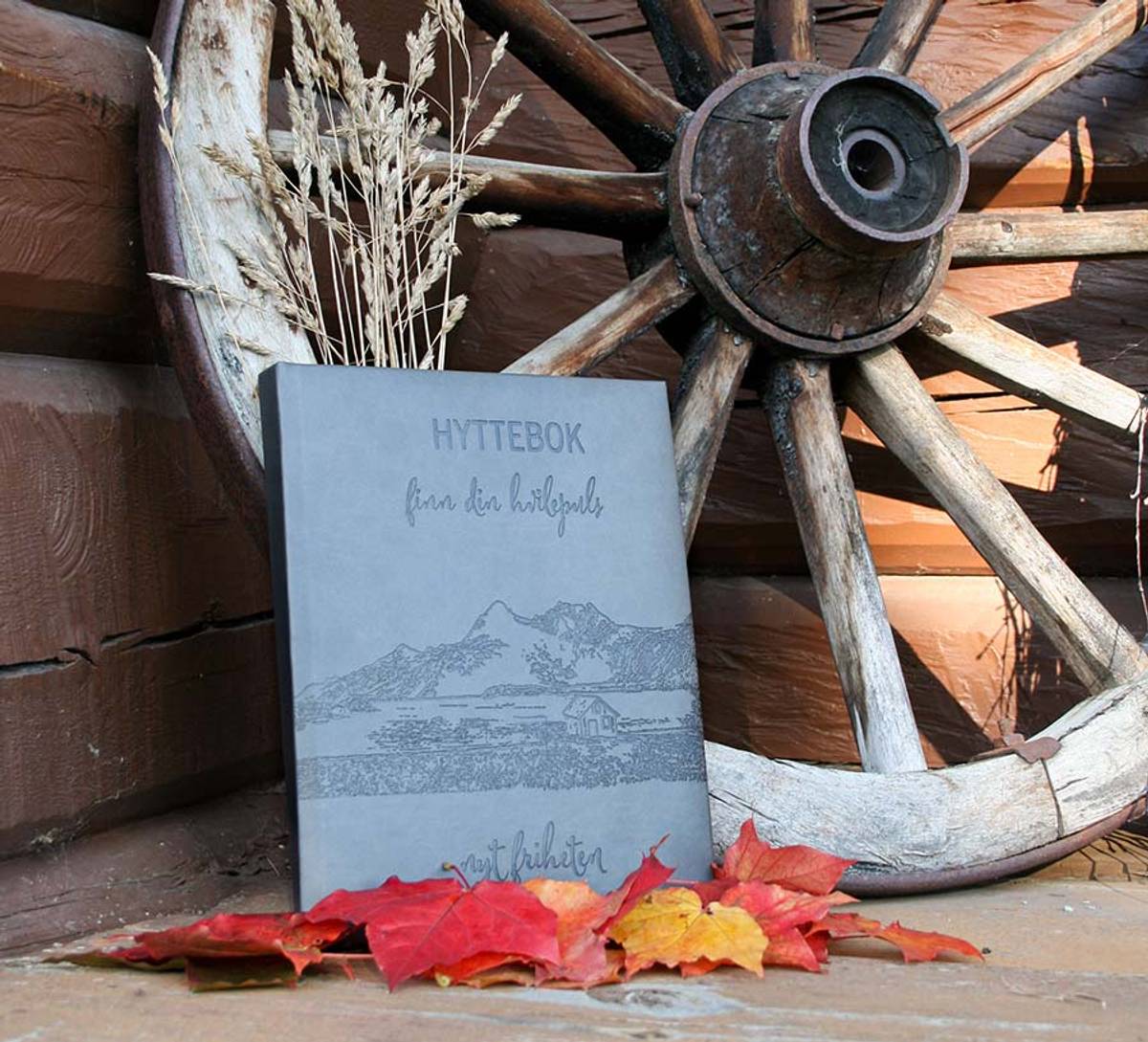 Hyttebok, grå - NorwegianShop24