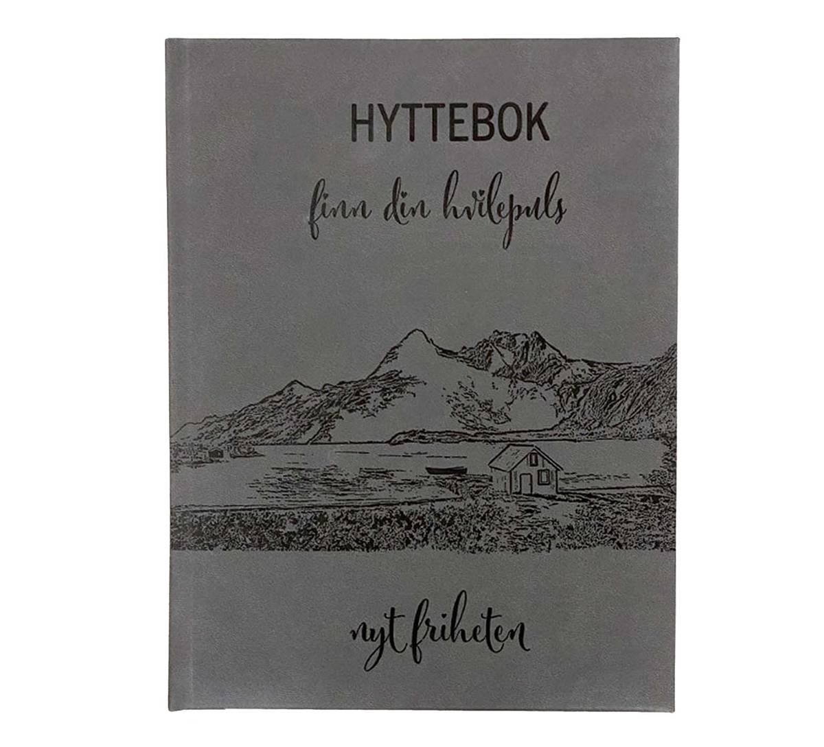 Hyttebok, grå - NorwegianShop24