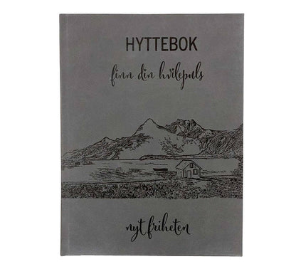 Hyttebok, grå - NorwegianShop24