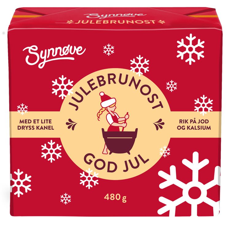 Julebrunost 480g Synnøve - NorwegianShop24