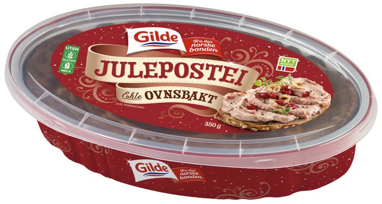 Julepostei Ovnsbakt Ekte 350g Gilde - NorwegianShop24