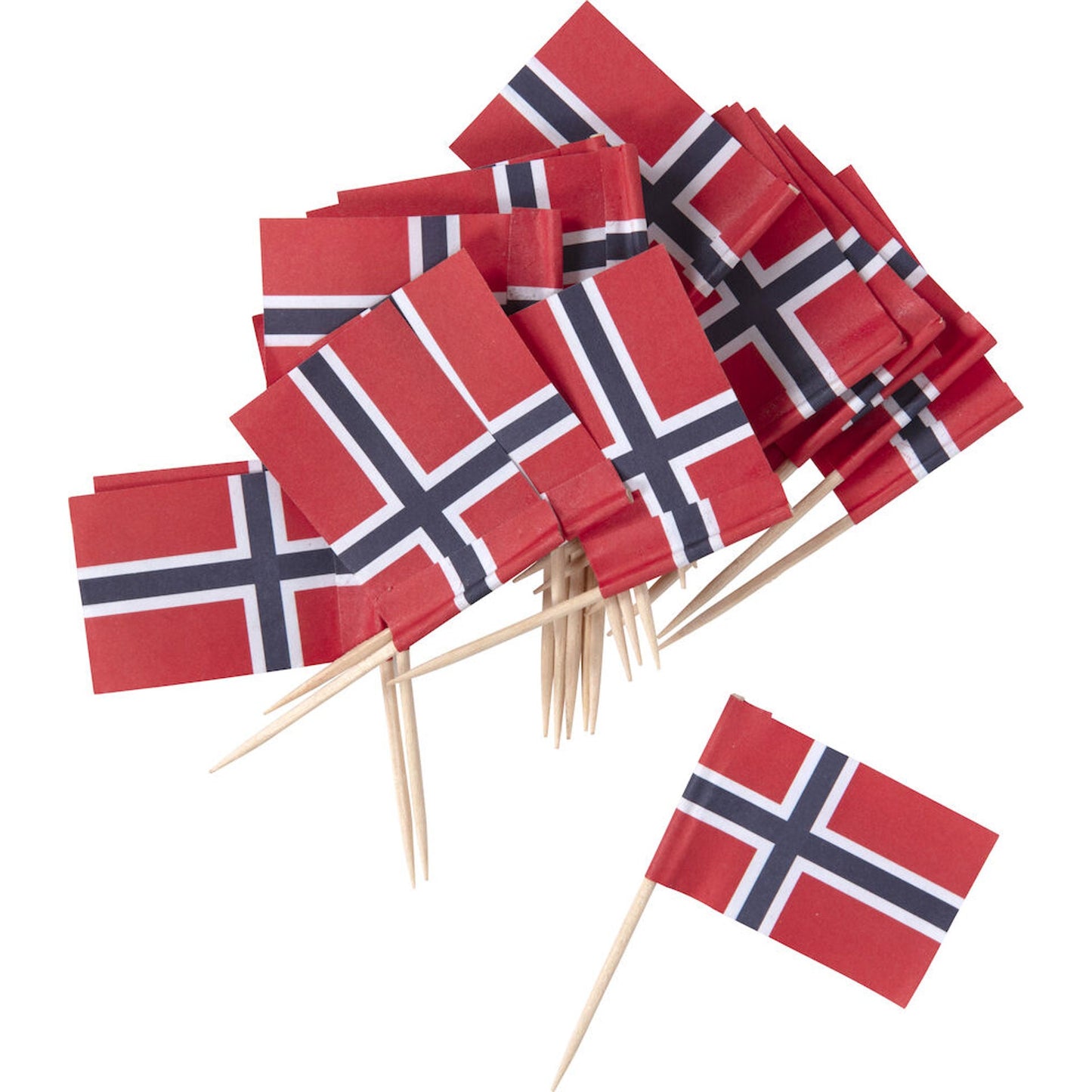 Kakeflagg 100pk - NorwegianShop24